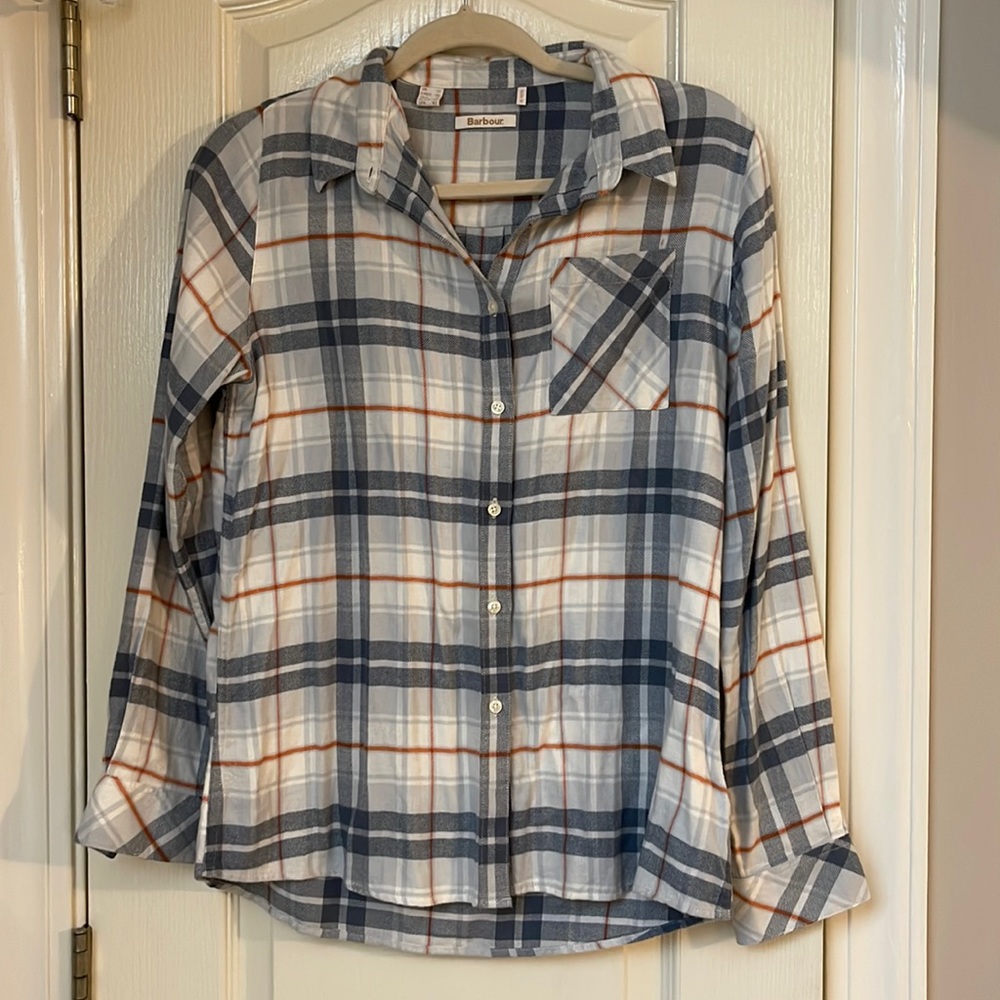 Barbour flannel button down